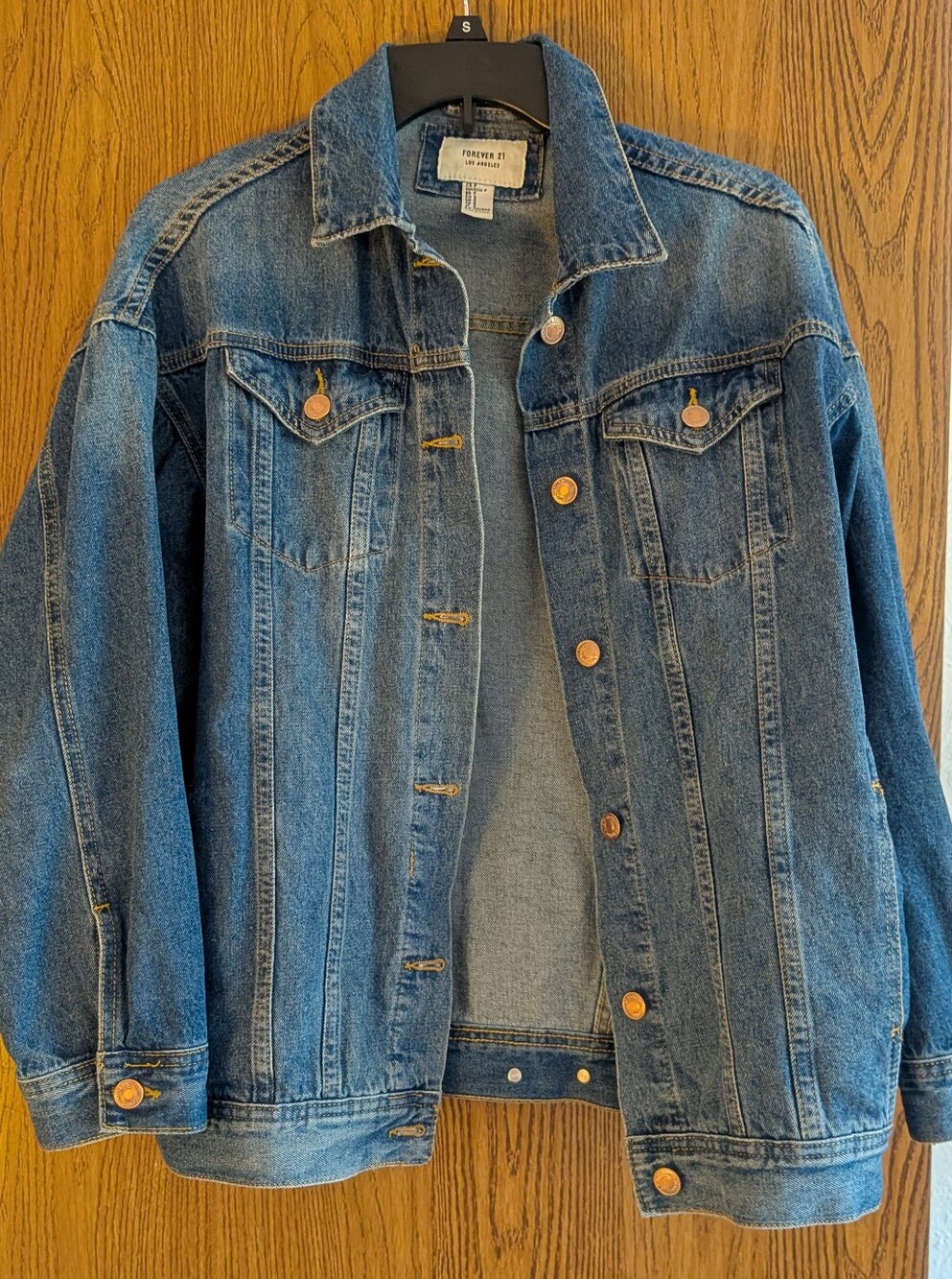 Forever 21 Women's Classic Blue Denim Jacket